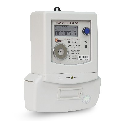 Счетчик нева мт 313 0.5 ar e4s25 new 3ф 5-10а 220/380в многотариф.; rs485 винт жки екат. вр. юр. лица/тюмен./перм. вр. т