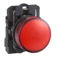 Лампа светосигнальная d22мм 24В красн. SchE XB5AVB4