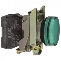 Лампа сигнальная 22мм 230-240В зел. SchE XB4BVM3