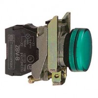 Лампа сигнальная 22мм 230-240В зел. SchE XB4BVM3