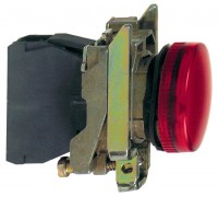 Лампа сигнальная 22мм 230-240В красн. SchE XB4BVM4