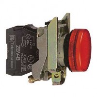 Лампа сигнальная 22мм 230-240В красн. SchE XB4BVM4