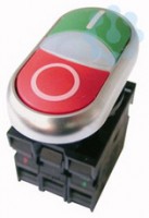 Кнопка двойная M22-DDL-GR-X1/X0/K11/230-W EATON 216509