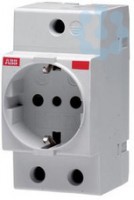 Розетка щитовая M1173 16А 2P+N ABB 2CSM110000R0701