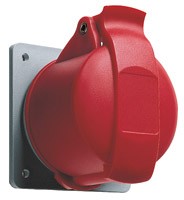 Розетка панельная 32А 3Р+N+Е с прямым унифицир. фланцем IP44 ABB 2CMA193259R1000