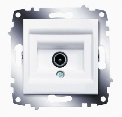 Механизм розетки tv cosmo без потерь с экранированием бел. abb 619-010200-274
