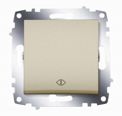 Переключатель перекрестный 1-кл. СП Cosmo 10А IP20 (сх. 7) механизм титаниум ABB 619-011400-214