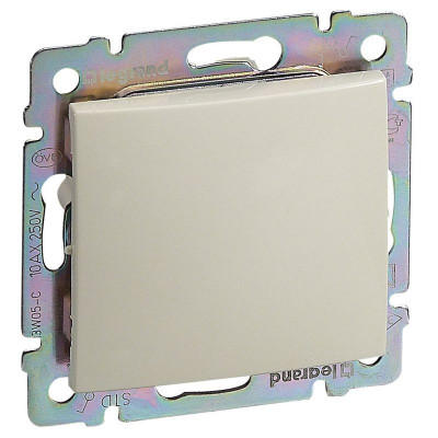 Переключатель проходной 1-кл. СП Valena 10А IP31 механизм сл. кость (DIY-упак.) IEK 695602