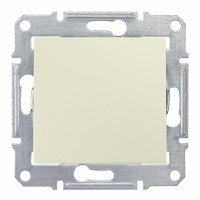 Выключатель 1-кл. СП Sedna 10А IP20 (сх. 1) 250В механизм беж. SchE SDN0100147