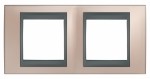 Рамка 2-м Unica Top оникс/графит SchE MGU66.004.296