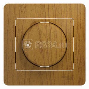 Светорегулятор (диммер) СП Glossa 600Вт/В.А универс. в сборе дерево дуб SchE GSL000536