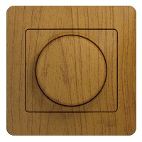 Светорегулятор (диммер) СП Glossa 600Вт/В.А универс. в сборе дерево дуб SchE GSL000536