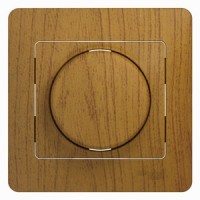 Светорегулятор (диммер) СП Glossa 600Вт/В.А универс. в сборе дерево дуб SchE GSL000536