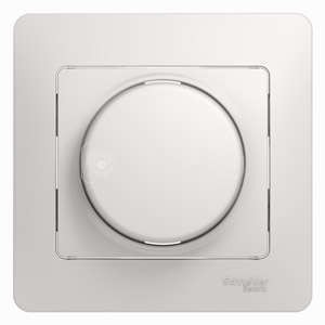 Светорегулятор (диммер) СП Glossa 600Вт/В.А универс. в сборе бел. SchE GSL000136