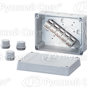 Коробка распределительная ОП 125х167х82мм IP55/65 K9105 с ряд. клемн. HENSEL 6000011