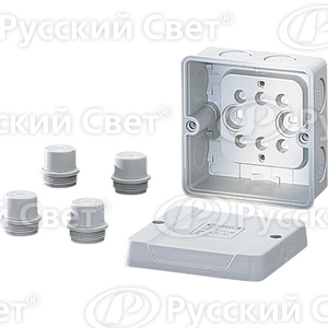 Коробка распределительная ОП 88х88х53мм IP55/65 D 9020 HENSEL 6000000