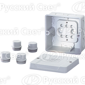Коробка распределительная ОП 98х98х61мм IP55/65 D9040 HENSEL 6000004