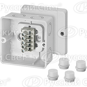 Коробка распределительная ОП 98х98х61мм IP55/65 с клемм. D9045 HENSEL 6000005