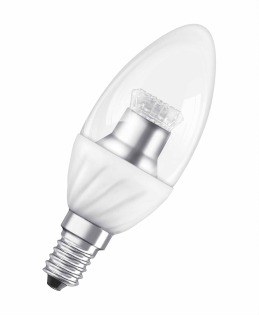 Лампа светодиодная parathom classic b 40 6w/827 220-240v e14 прозр. osram 4052899911994 не вып