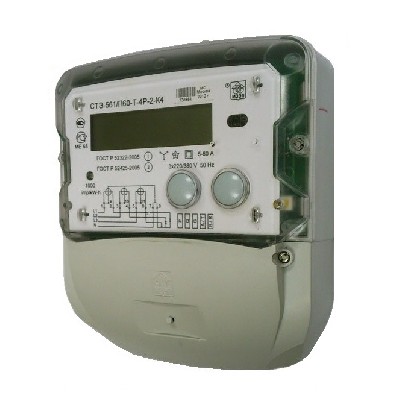 Счетчик агат 3-4.5.2 (стэ-561/п5-т-4р-2i-к4) 3ф 5-7.5а 1 класс точн. 2 тариф. 4 пров. жки rs232 irda винт екат. вр (без
