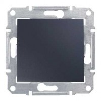 Переключатель проходной 1-кл. СП Sedna 10А IP20 (сх. 6) 250В графит SchE SDN0400170