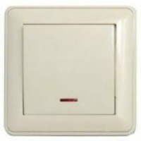 Выключатель 1-кл. СП W59 16А IP20 с подсветкой в сборе сл. кость SchE VS116-153-28