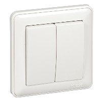 Выключатель 2-кл. СП W59 16А IP20 в сборе сл. кость SchE VS516-252-28