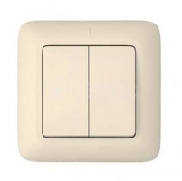 Выключатель 2-кл. СП Прима 10А IP20 сл. кость (опт. упак.) SchE VS5U-218-S