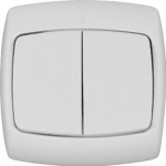 Выключатель 2-кл. СП Рондо 6А IP20 бел. SchE S56-052-BI