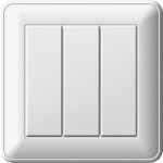 Выключатель 3-кл. СП W59 16А IP20 в сборе бел. SchE VS0516-351-18