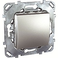 Выключатель 1-кл. СП Unica TOP 10А IP20 (сх. 1) механизм алюм. SchE MGU5.201.30ZD