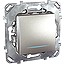 Механизм выключателя 1-кл. СП Unica Top 10А IP20 (сх. 1а) с подсветкой алюм. SchE MGU5.201.30NZD