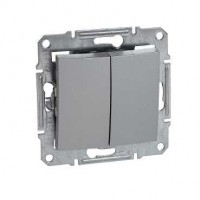 Выключатель 2-кл. СП Sedna 10А IP20 (сх. 5) 250В механизм алюм. SchE SDN0300160