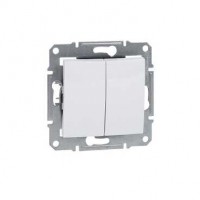 Механизм выключателя 2-кл. СП Sedna 10А IP20 (сх. 5) 250В бел. SchE SDN0300121