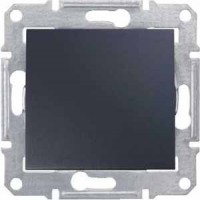 Переключатель проходной 1-кл. СП Sedna 10А IP20 (сх. 6) 250В графит SchE SDN0400170