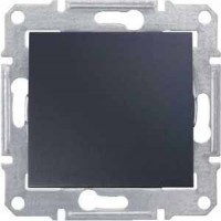 Переключатель проходной 1-кл. СП Sedna 10А IP20 (сх. 6) 250В графит SchE SDN0400170