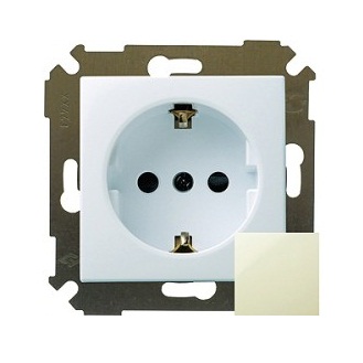 Механизм розетки 1-м сп simon34 с заземл. сл. кость simon 34432-031