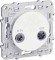 Механизм розетки СП R-TV-SAT Odace оконечная бел. SchE S52R455
