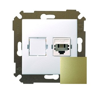 Механизм розетки телеф. сп simon34 rj11 бронза simon 34480-036