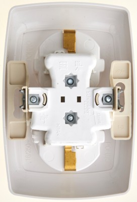 Розетка 2-м СП Рондо 16А IP20 250В без заземл. защ. шторки бел. SchE RS16-225-BI