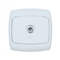 Розетка телевизионная TV СП Рондо бел. SchE RAT-1-BI