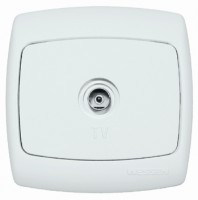 Розетка телевизионная TV СП Рондо бел. SchE RAT-1-BI