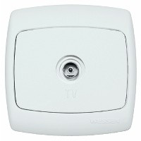 Розетка телевизионная TV СП Рондо бел. SchE RAT-1-BI