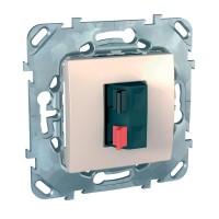 Розетка аудио СП Unica беж. SchE MGU5.486.25ZD
