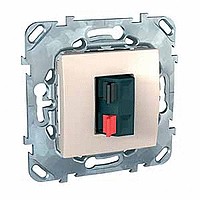 Розетка аудио СП Unica беж. SchE MGU5.486.25ZD
