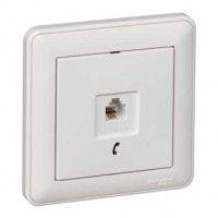 Розетка телефонная 1-м СП W59 RJ11 1А сл. кость SchE RSI-152T-28 (РСИ-152Т-28)