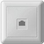 Розетка телефонная 1-м СП W59 RJ11 1А сл. кость SchE RSI-152T-28 (РСИ-152Т-28)