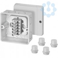 Коробка распределительная ОП 88х88х53мм IP55/65 с клемм. D9025 HENSEL 6000001