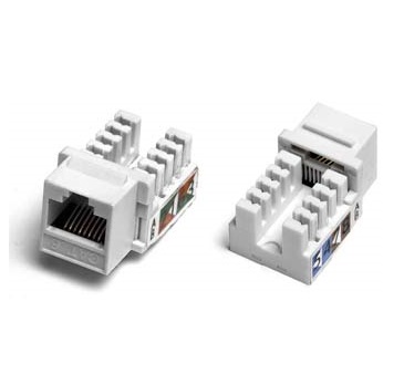 Вставка KJ2-8P8C-C5e-90-WH Keystone Jack RJ45(8P8C) кат. 5e Dual IDC бел. Hyperline 16289