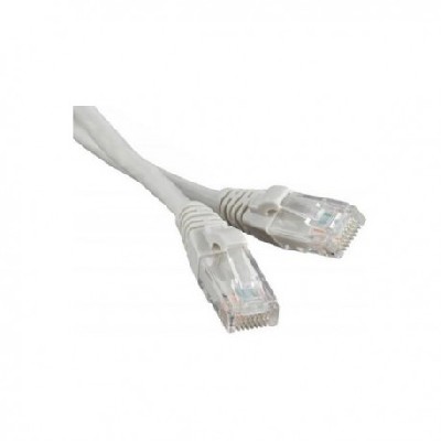 Патч-корд u/utp 4х2 26awg (7х0.16мм) кат.5е cu pvc 2м сер. suprlan 10-0103